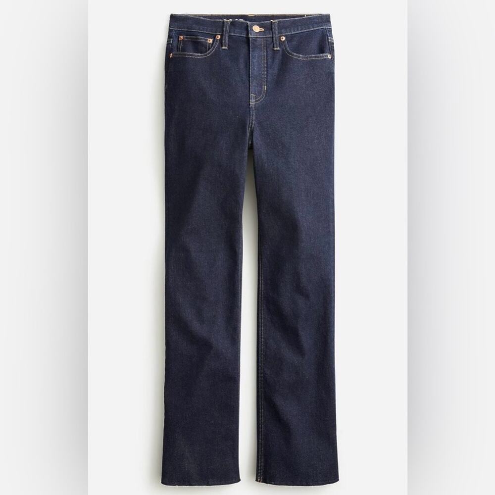 J. Crew Slim Demi Boot Jean In Dark Rinse Wash Size 26